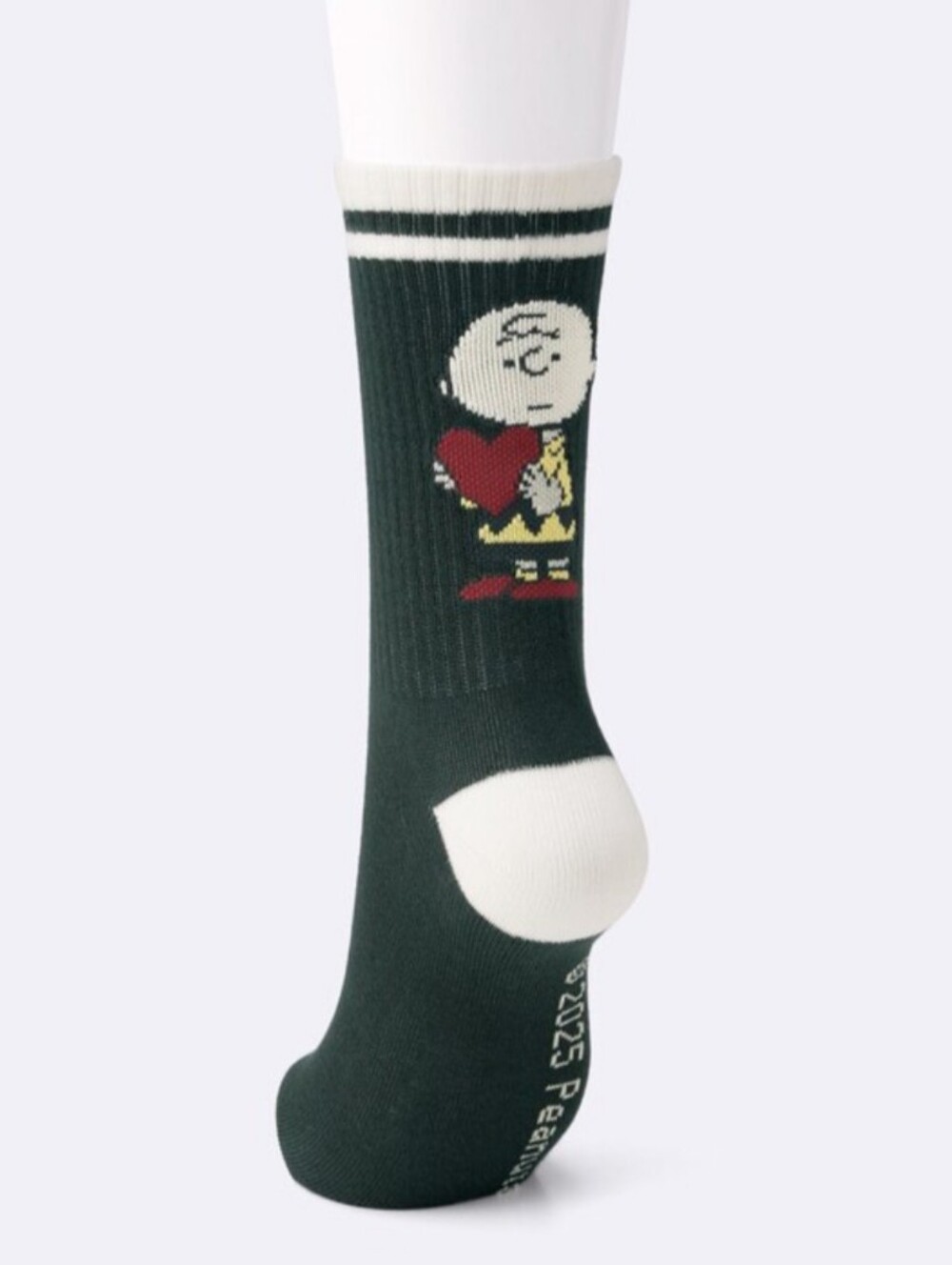 GU Peanuts Snoopy Charlie Brown Crew Socks, New No Tag, 23-25cm